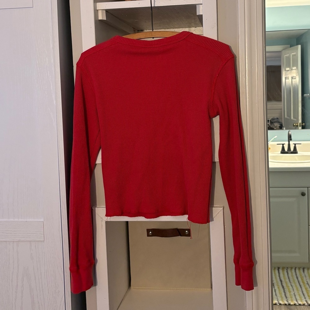 Urban Outfitters Vibrant Red Knit Top - Picture 3 of 3